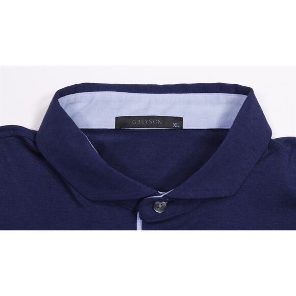 Greyson Ohoopee Match Club Navy Blue Long Sleeve Golf Polo Shirt Mens XL - Picture 4 of 7